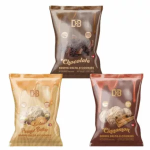 High-quality D8HI chocolate cookies with rich flavor in elegant packaging.