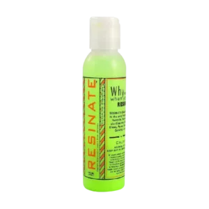 New 4oz Resinate Solution Cleaner, white plastic bottle with clear liquid and white label. Perfect for cleaning.