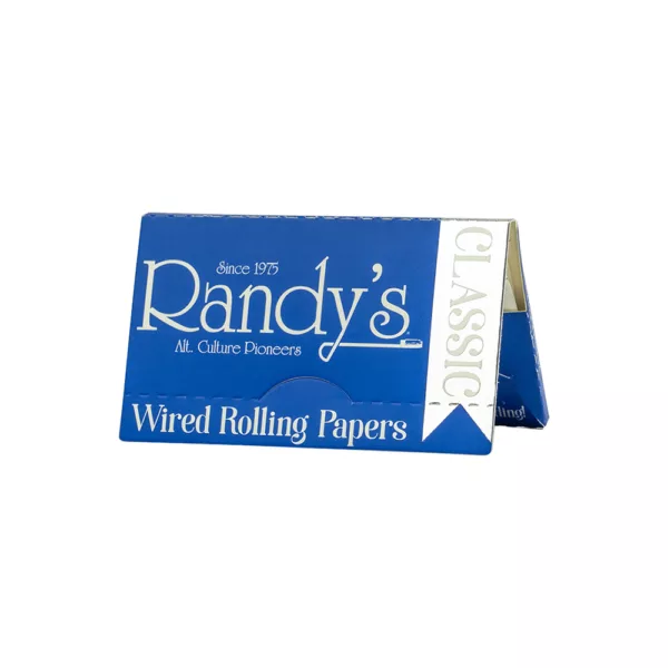 Blue Classic Wide Wired Rolling Papers - Randy’s