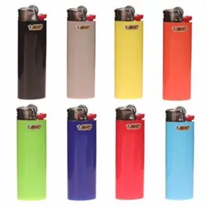 Six vibrant color options for the classic Large Bic Lighter.