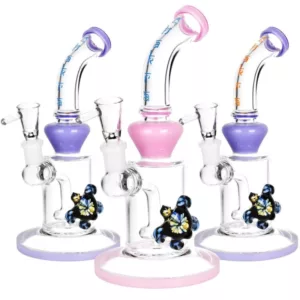 colorful turtle, blue owl, clear cat face. #smokingaccessories #glasspipes