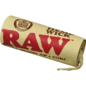 20ft/6m raw hemp wick, cylinder shape, no packaging, for smoking.
