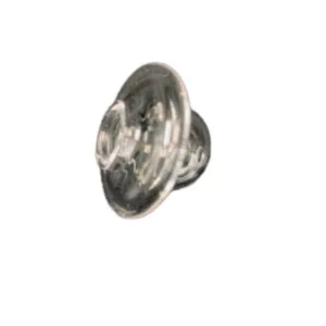 Standard smoke detector cap with black plastic base and clear plastic cover, suitable for customization.
