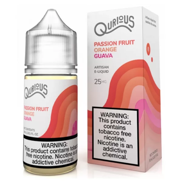 Sweet and fruity blend of passion fruit, orange, and guava. Perfect for vapers who love tropical flavors.