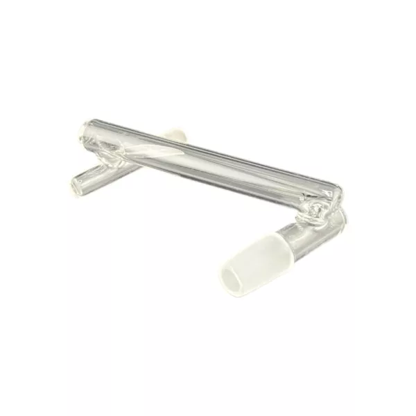 Clear plastic pipe with flexible hose, NN282, for smoking accessories.