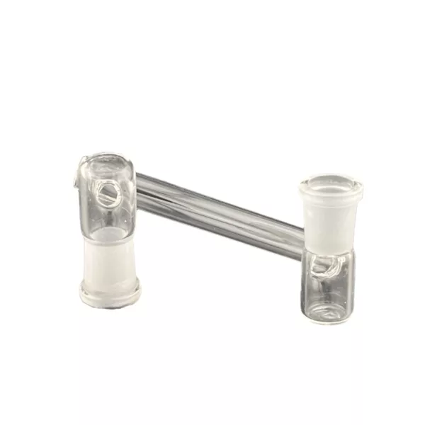 Glass pipe with plastic attachment for NN265 Reclaimer Dropdown by Smoking Company.