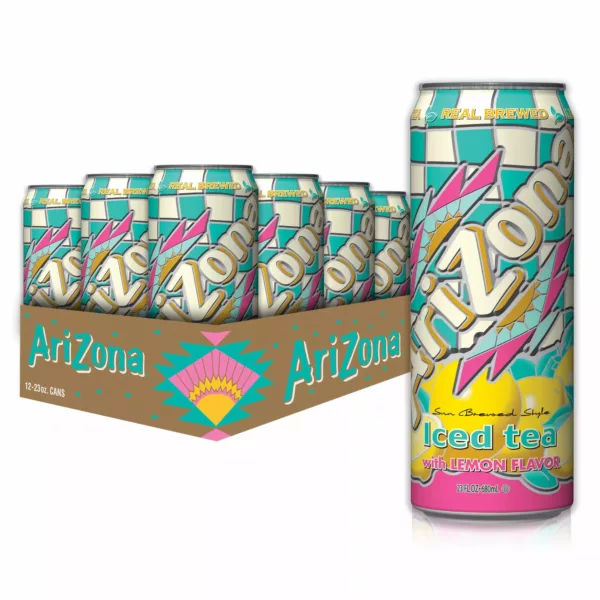 New Arizona Drinks offer a refreshing twist with real lemon juice and a pink and yellow label. Perfect for hot days!