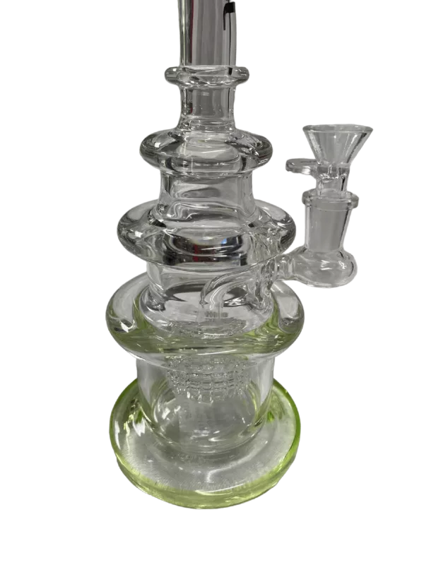 Enjoy a unique smoking experience with the Wedding Crasher - CCWPD112 glass bong.